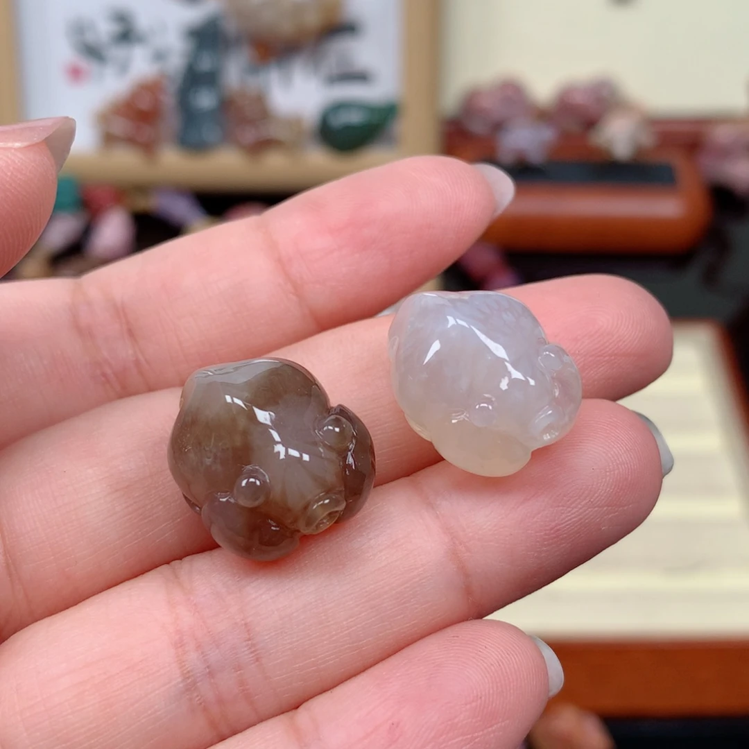 硅化玉珊瑚玉未镶嵌