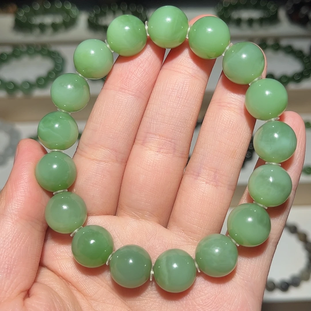 和田玉未镶嵌手链