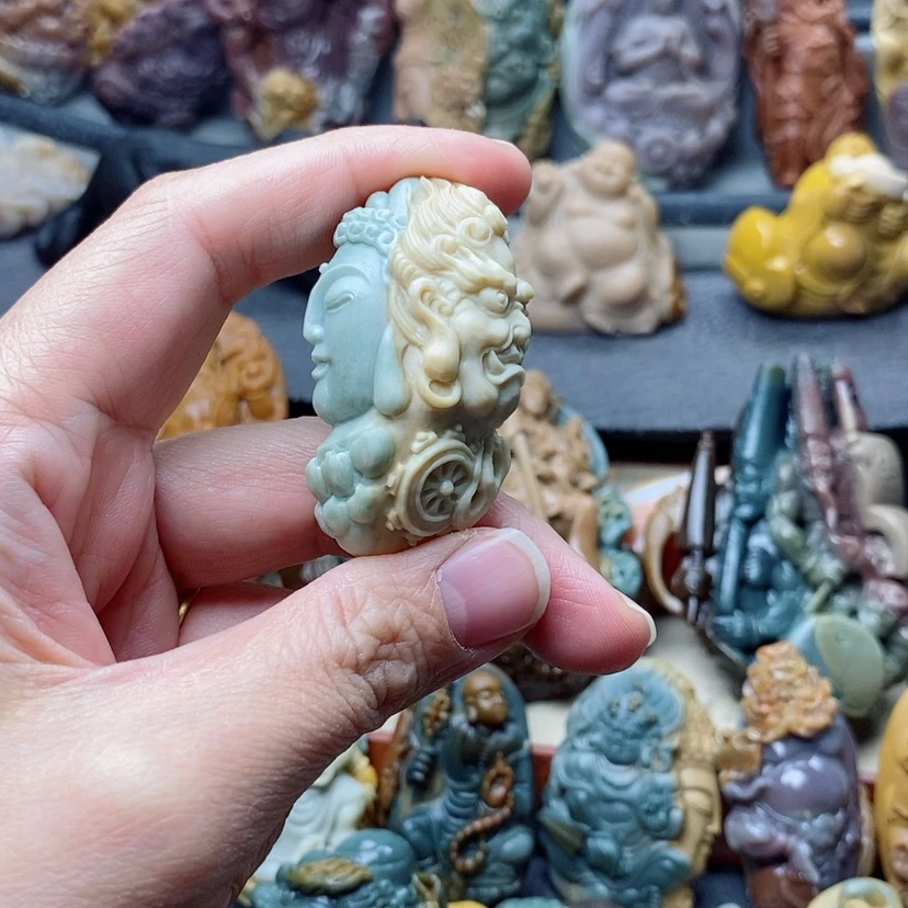 【闪购商品】定制石英质玉手把件未镶嵌