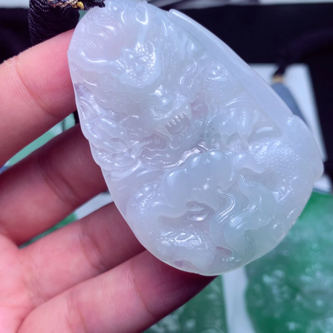 翡翠未镶嵌颈饰天然a货翡翠