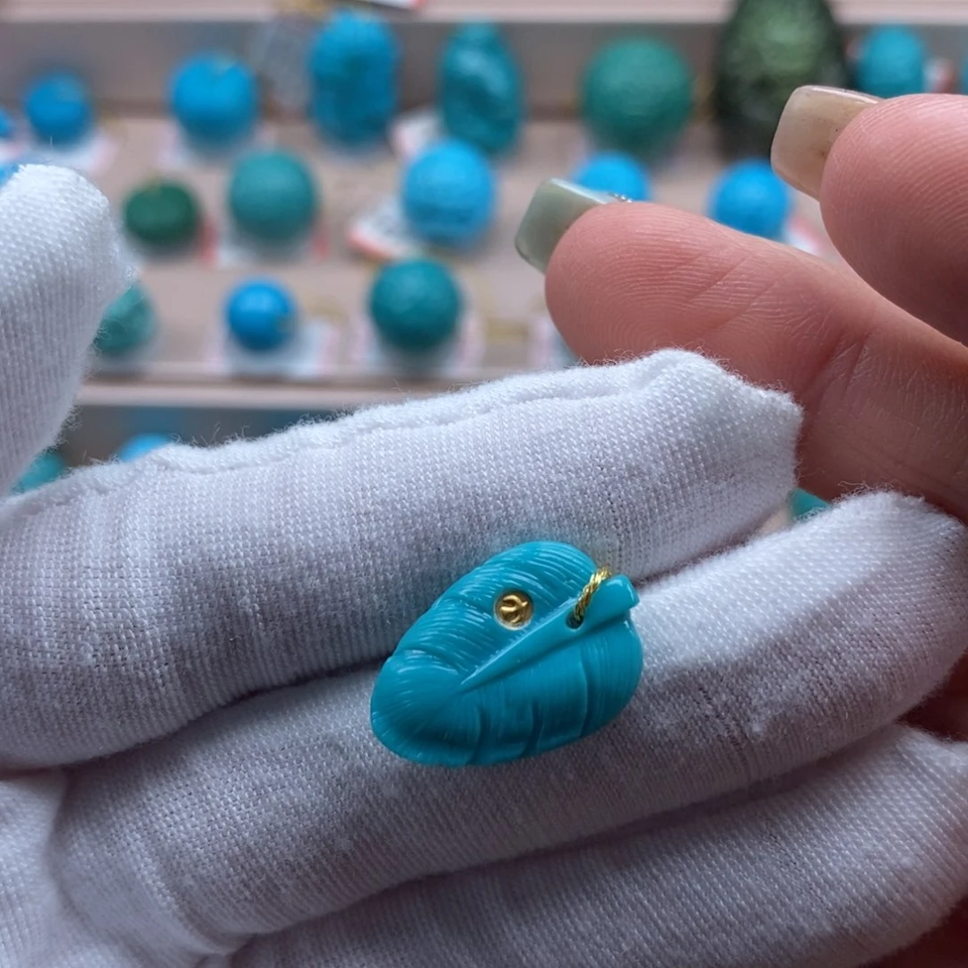 未镶嵌绿松石珠宝奇石