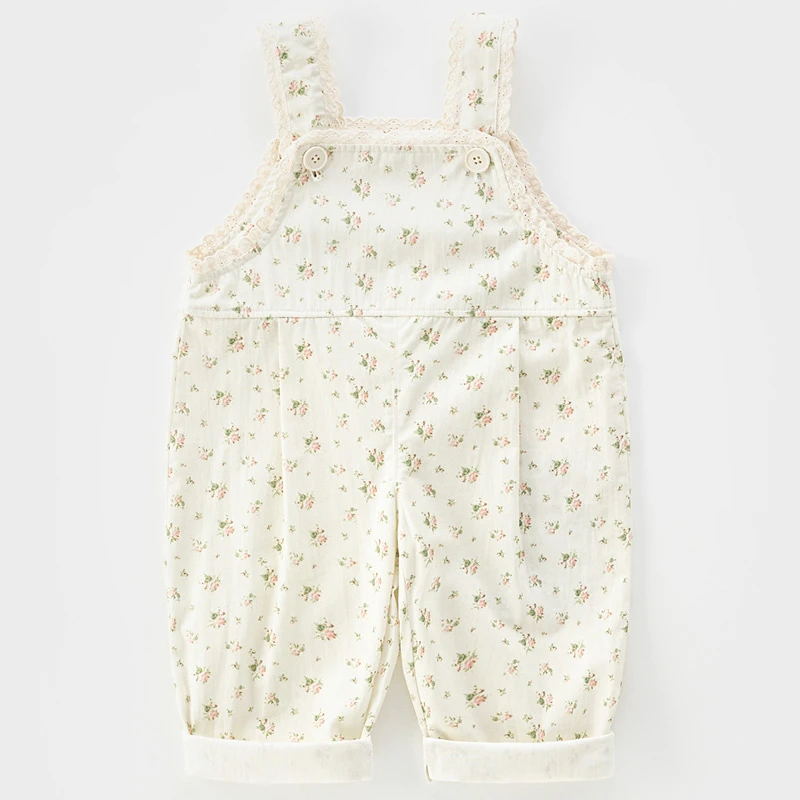 婴儿背带裤春秋装甜美公主女宝纯棉休闲裤0-4岁宝宝裤子春秋6560