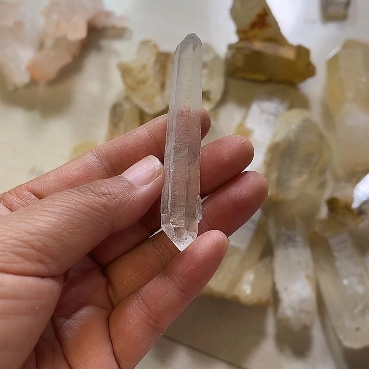 未镶嵌珠宝半成品水晶双尖利姆