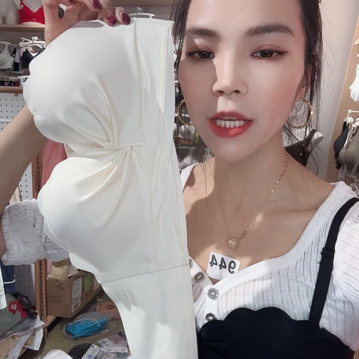 三醋酯纤维2件半杯中厚34 A/ B可穿黄+黑