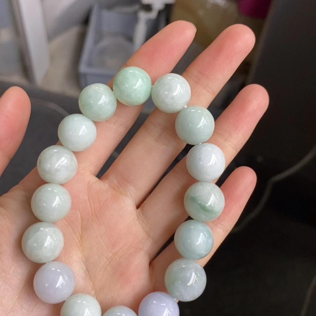 【闪购商品】翡翠颈饰未镶嵌手串（有纹裂）