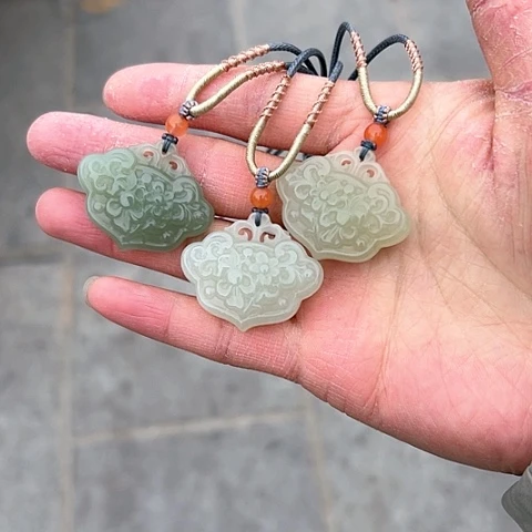 【闪购商品】和田玉颈饰未镶嵌多样性发拍一发一