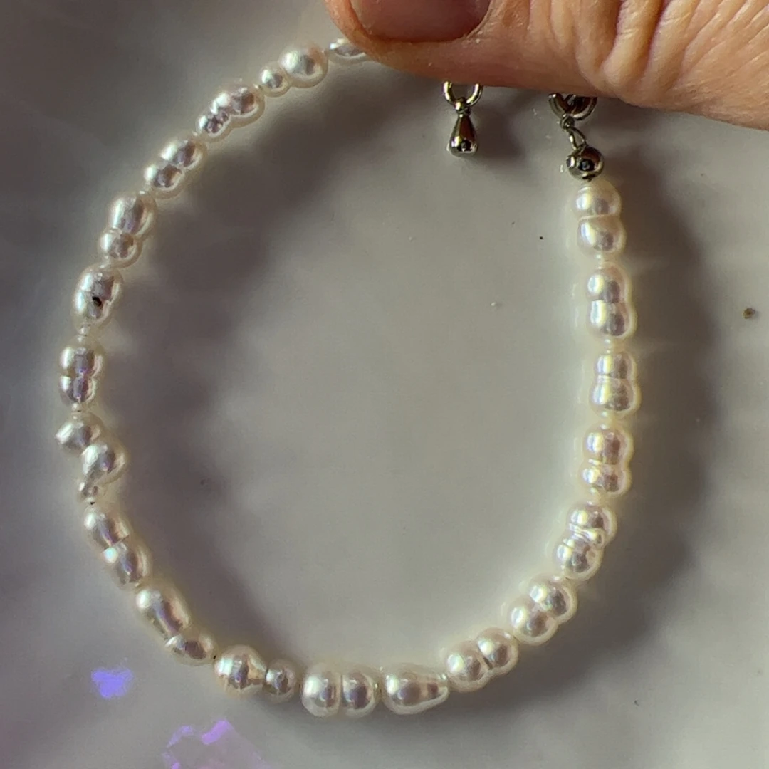 合金淡水珍珠手绳