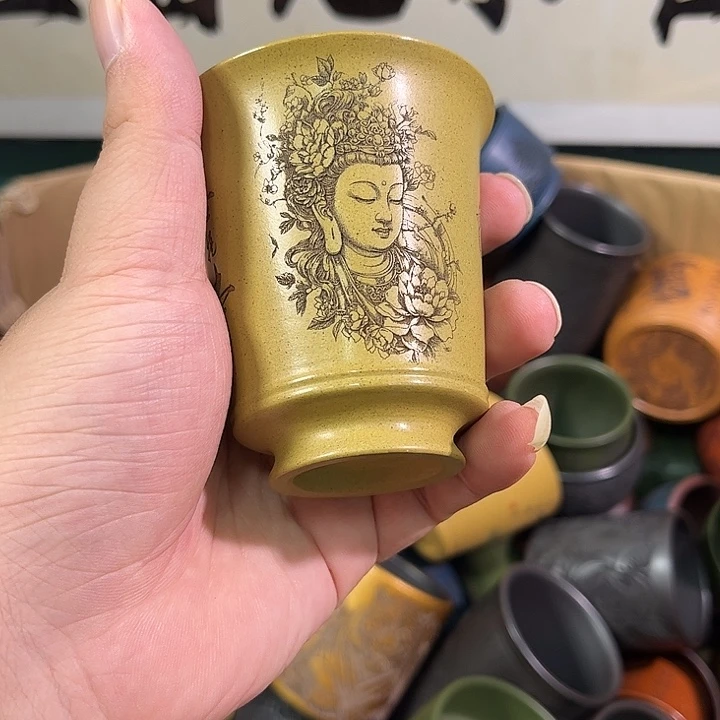 茶杯紫砂全手工紫砂主人杯