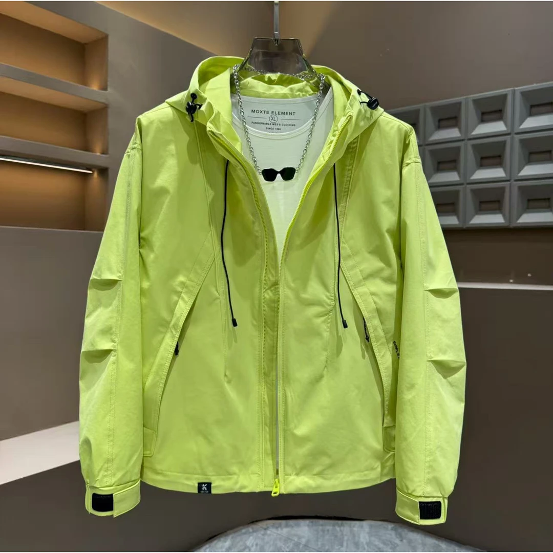 秋季男连帽男士春秋连帽工装夹克男士外套防水潮流