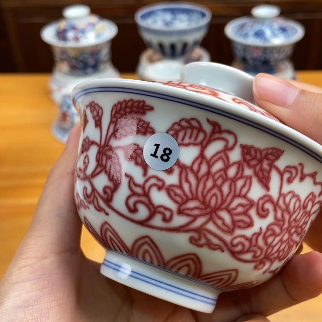 手绘现代茶具非古董