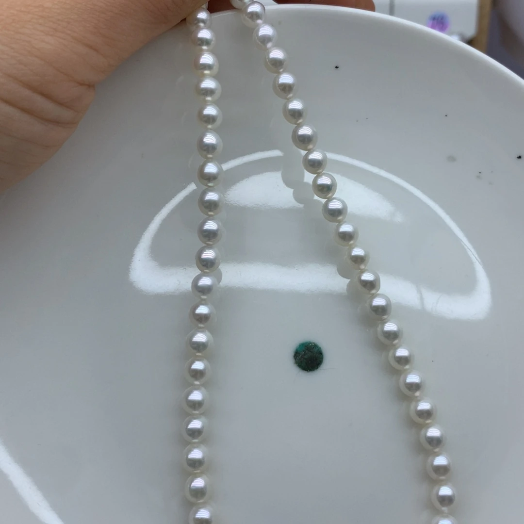 利***银S925镶嵌淡水珍珠颈饰