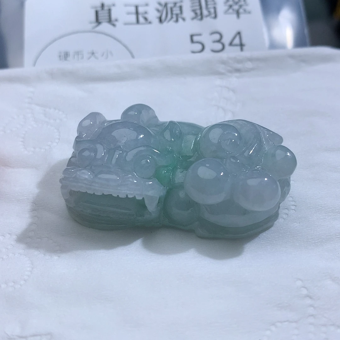 翡翠未镶嵌颈饰534