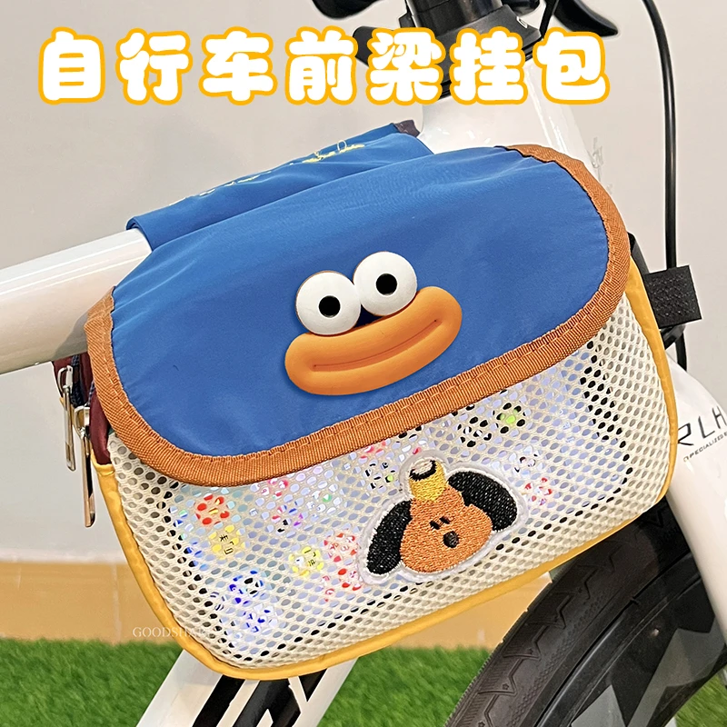 自行车前梁挂包手机收纳包可爱卡通香肠嘴公路车山地车骑行储物包