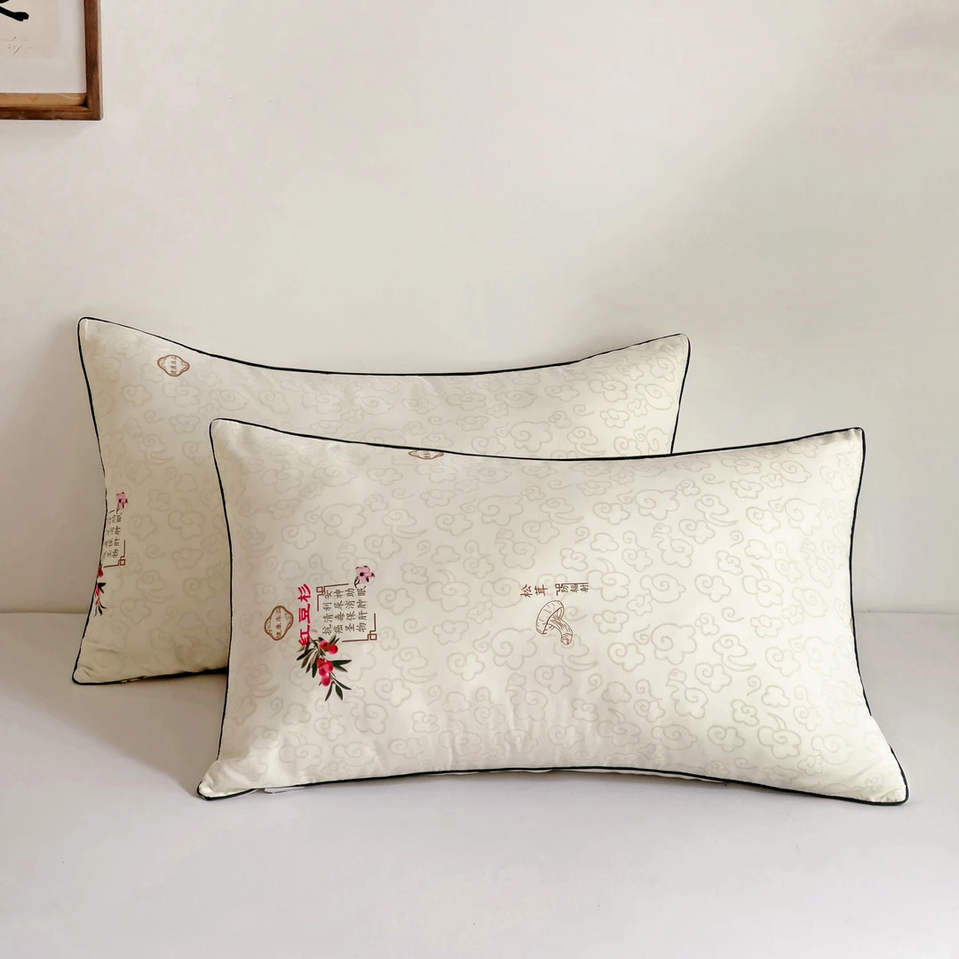 【蚕自王】红豆杉花型枕