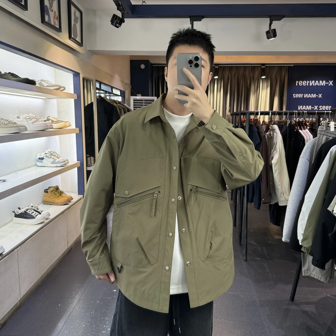 【轻薄机能工装夹克】春季户外防风透气挺廓时尚男衬衣外套