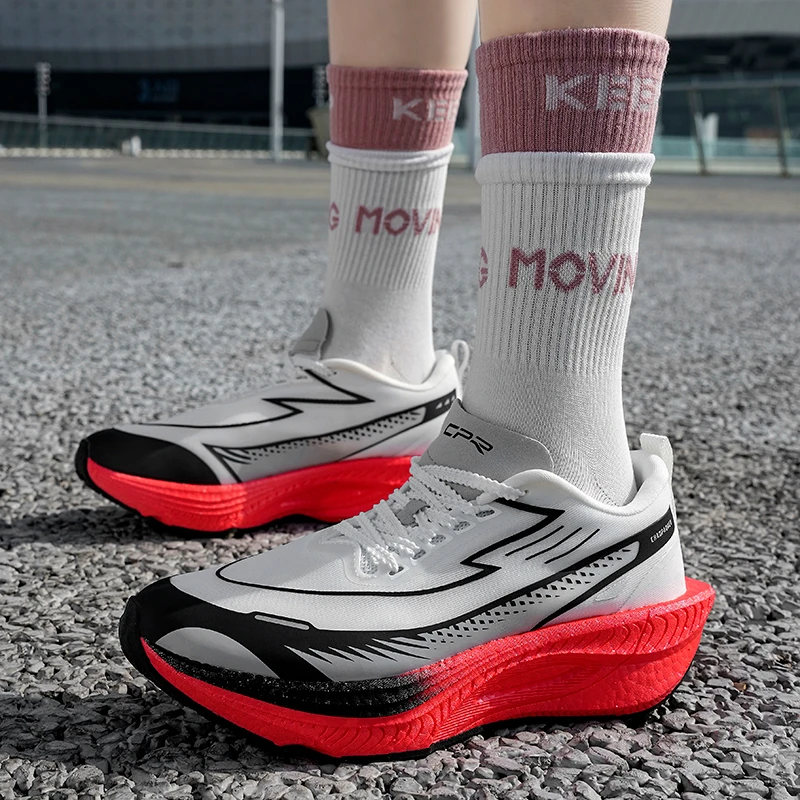 超轻4.0爆米花碳板运动鞋男女款减震跑步鞋网面透气时尚碳板跑鞋