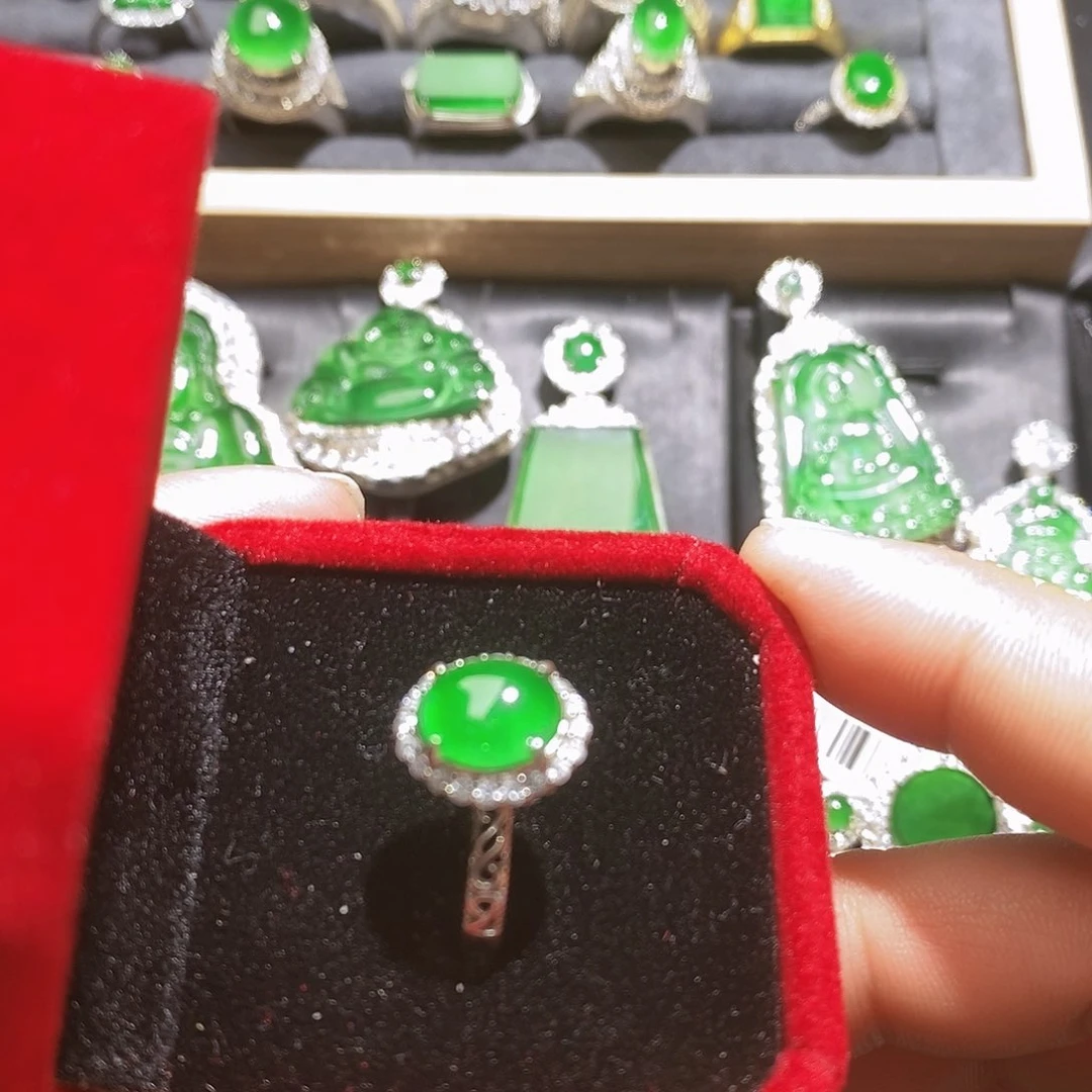 翡翠戒指未镶嵌戒指7