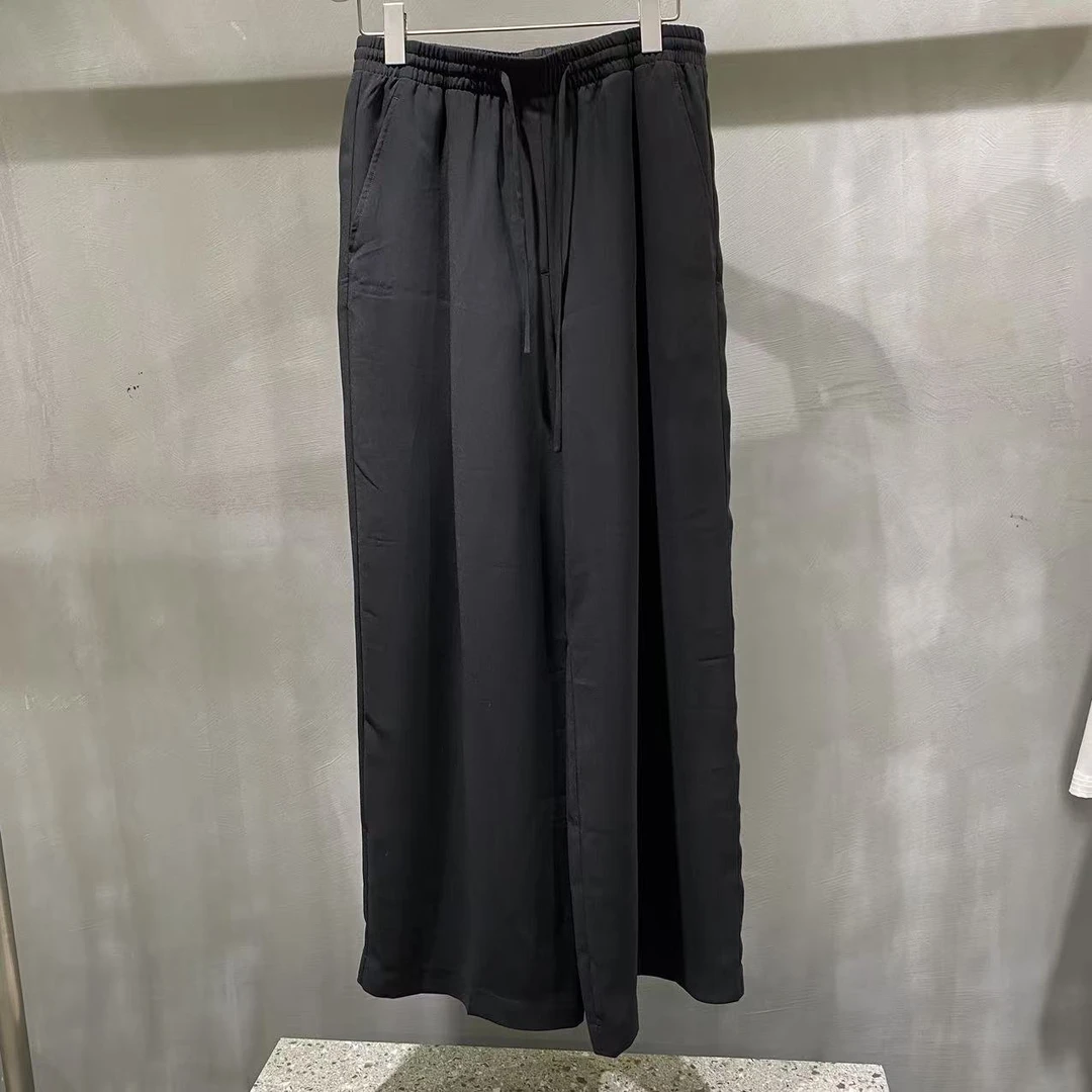 进口面料 行走的空调 黑色裤子 K0730