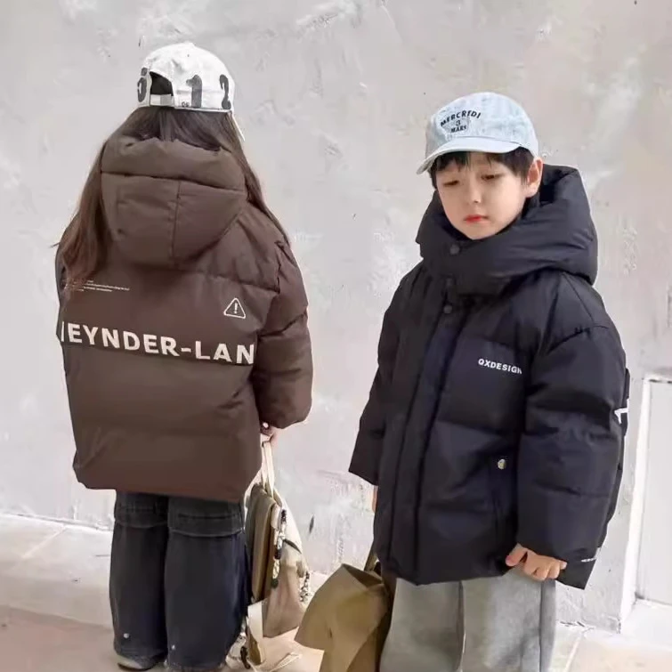 2024新款冬装男女童棉服洋气中大童冬季加厚保暖时尚休闲外套韩版