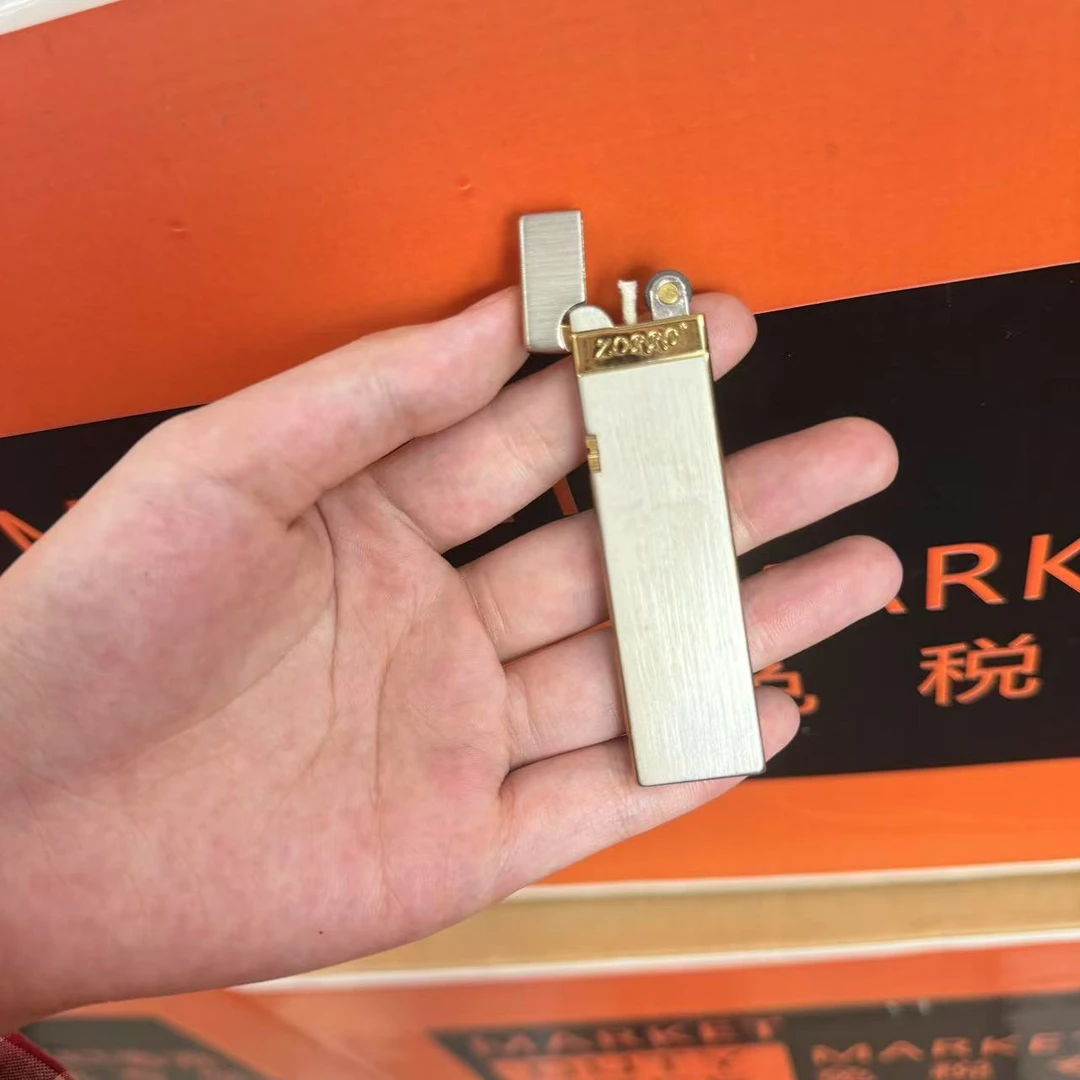 佐罗窄版轻薄迷你小巧便携打火机个性创意砂轮加油薄款小细金条
