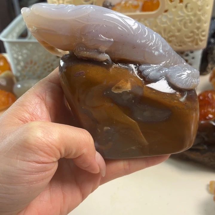 玛瑙/玉髓吊坠(不含链)未镶嵌