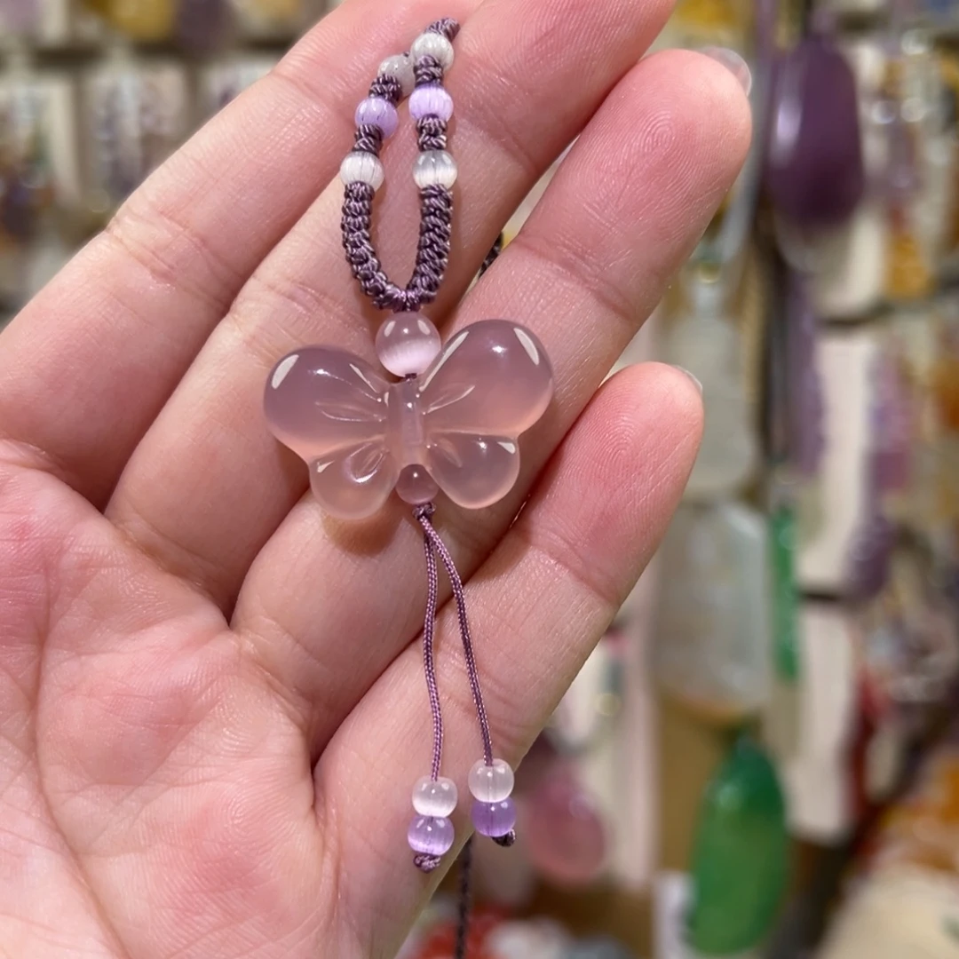 玛瑙/玉髓未镶嵌吊坠(赠链)