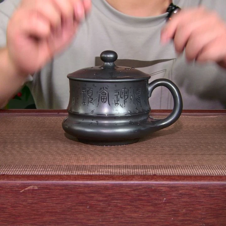 茶杯紫砂高货放漏