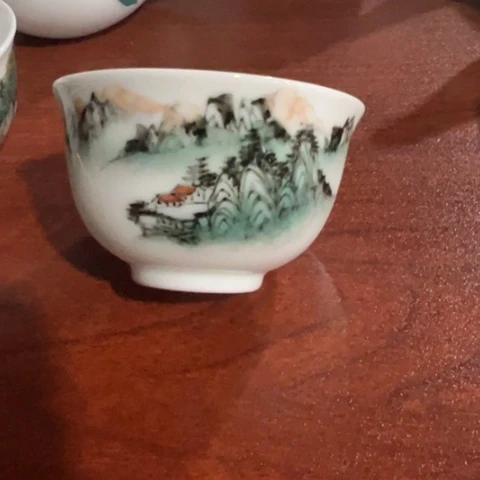 杯钱*之手绘釉下五彩80毫升大展