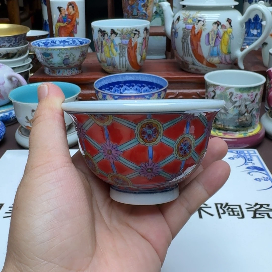 景德镇手工手绘展示