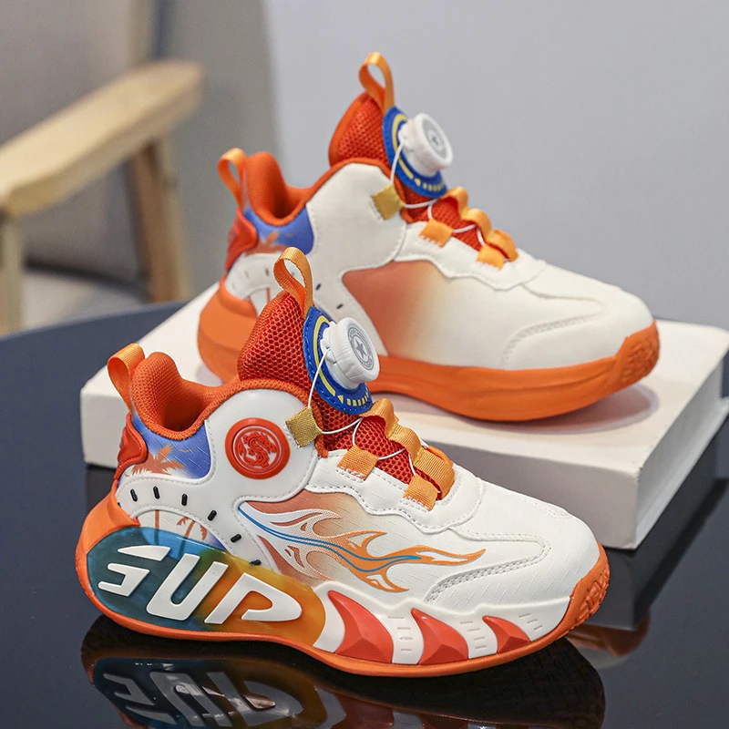 安踏联名a儿童篮球鞋男童女童网面运动鞋摩擦有声夏季新款训练鞋