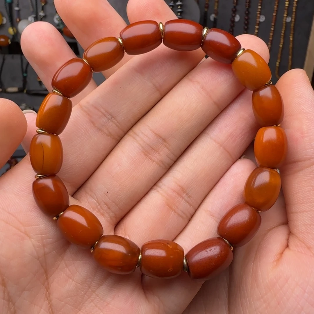 手链琥珀未镶嵌fuguo