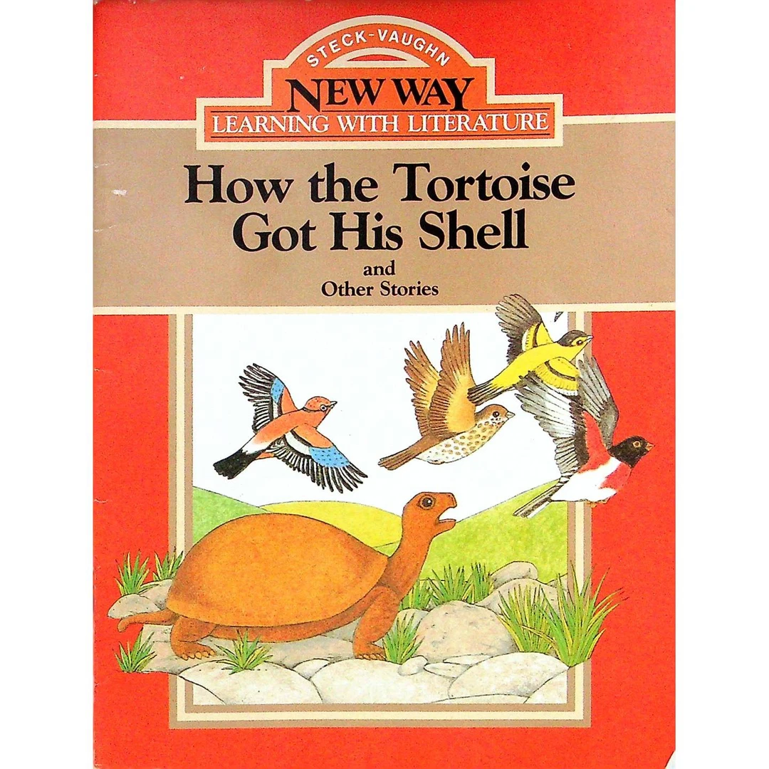 英语启蒙绘本NewWay原版书乌龟是怎样得到龟壳的童话故事亲子共读