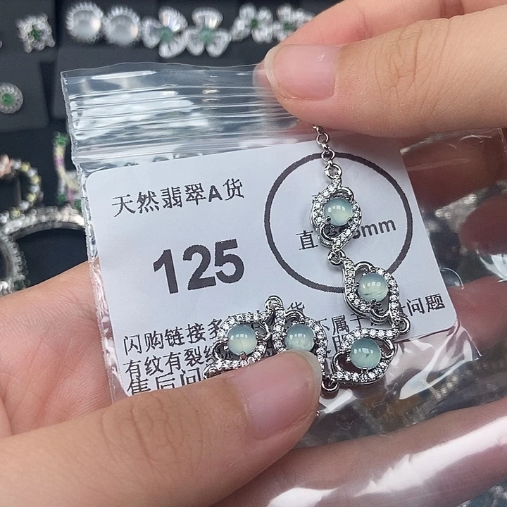 吊坠(不含链)22K金镶嵌翡翠