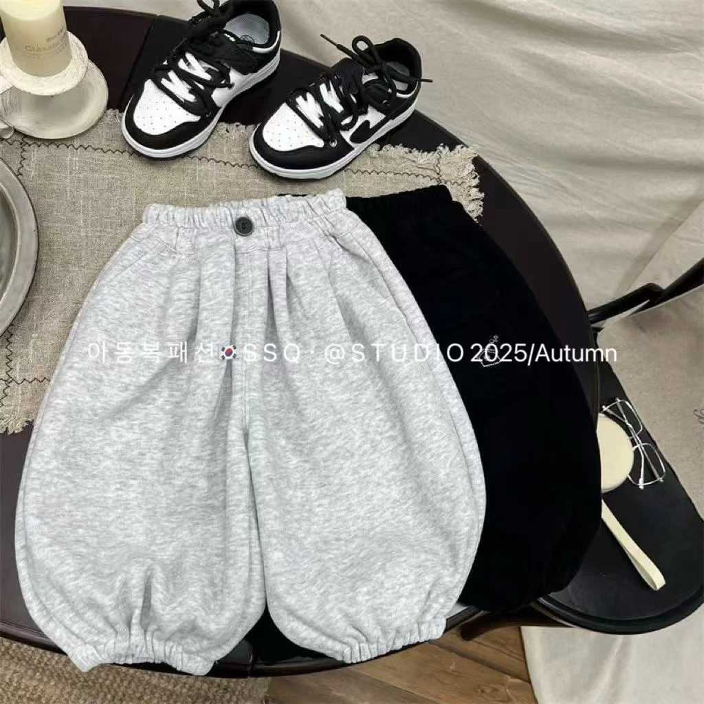 xlb宽松韩版卫裤C位大咖裤超有感觉的裤型～