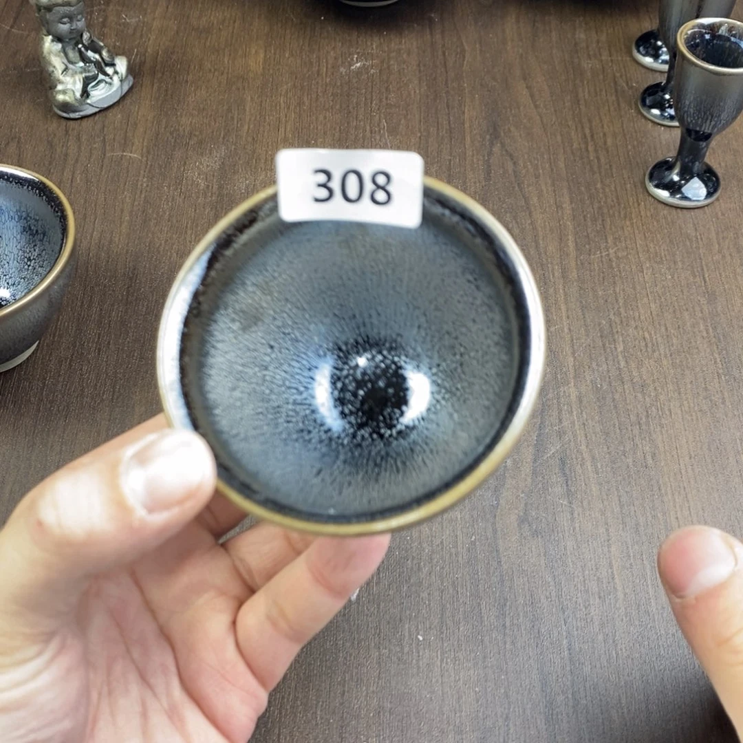 茶盏全手工原矿原釉建盏