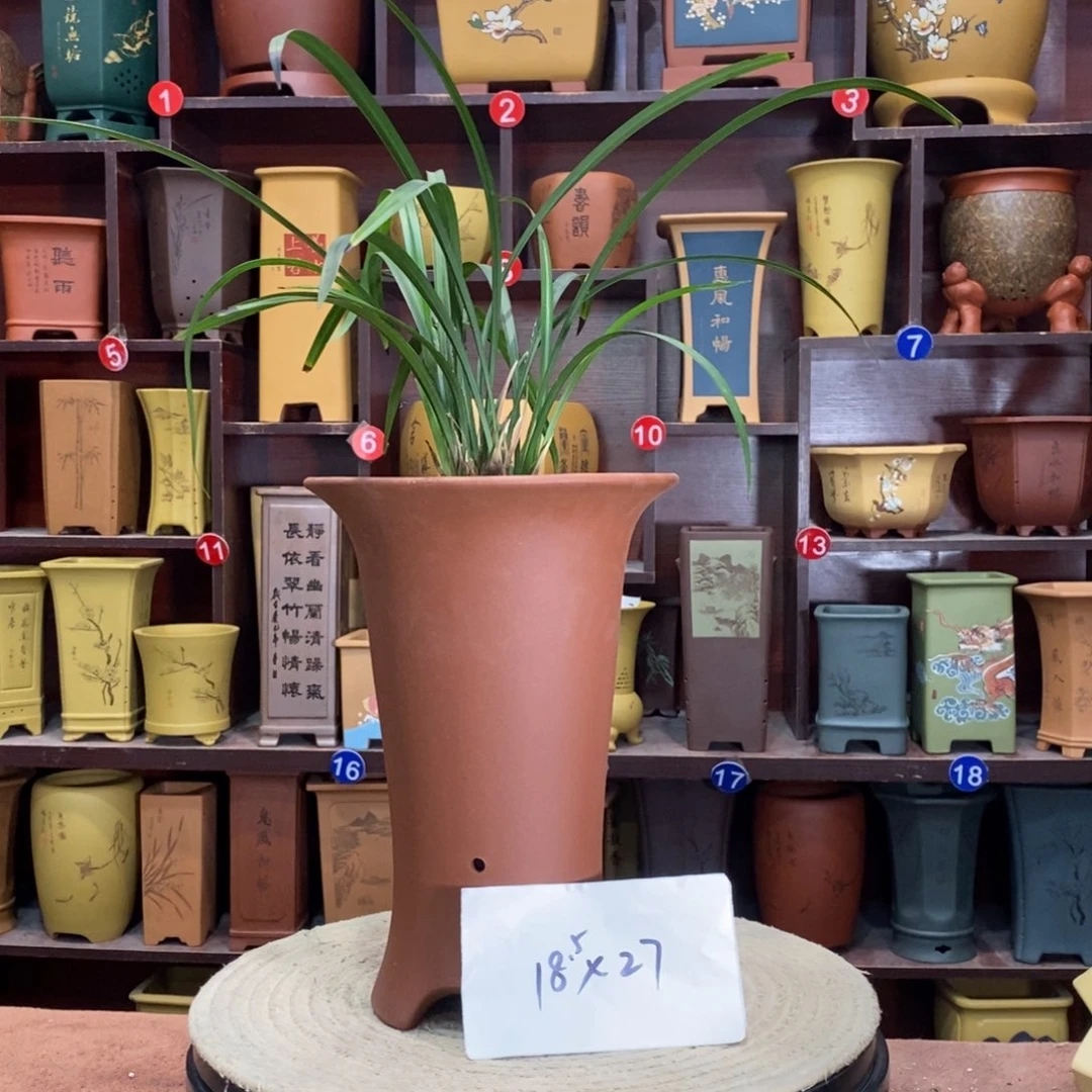 紫砂艺术紫砂花盆