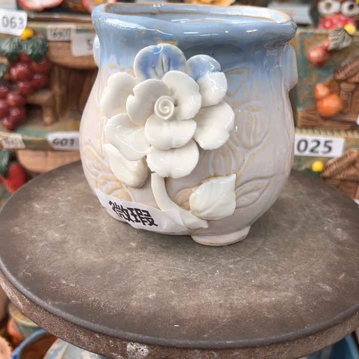 紫砂花盆粗陶材质多肉花盆