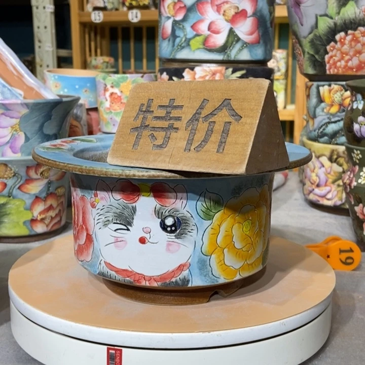 红陶景德镇艺术手绘作品