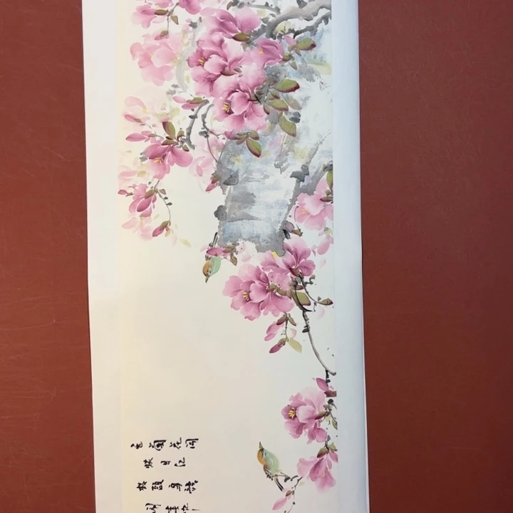 国画听兰老师花鸟