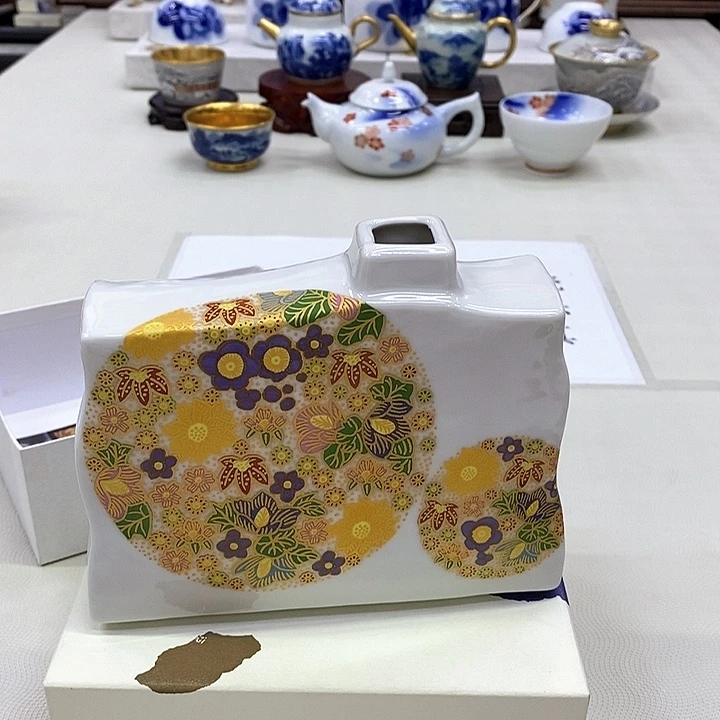 摆件进口瓷器九谷