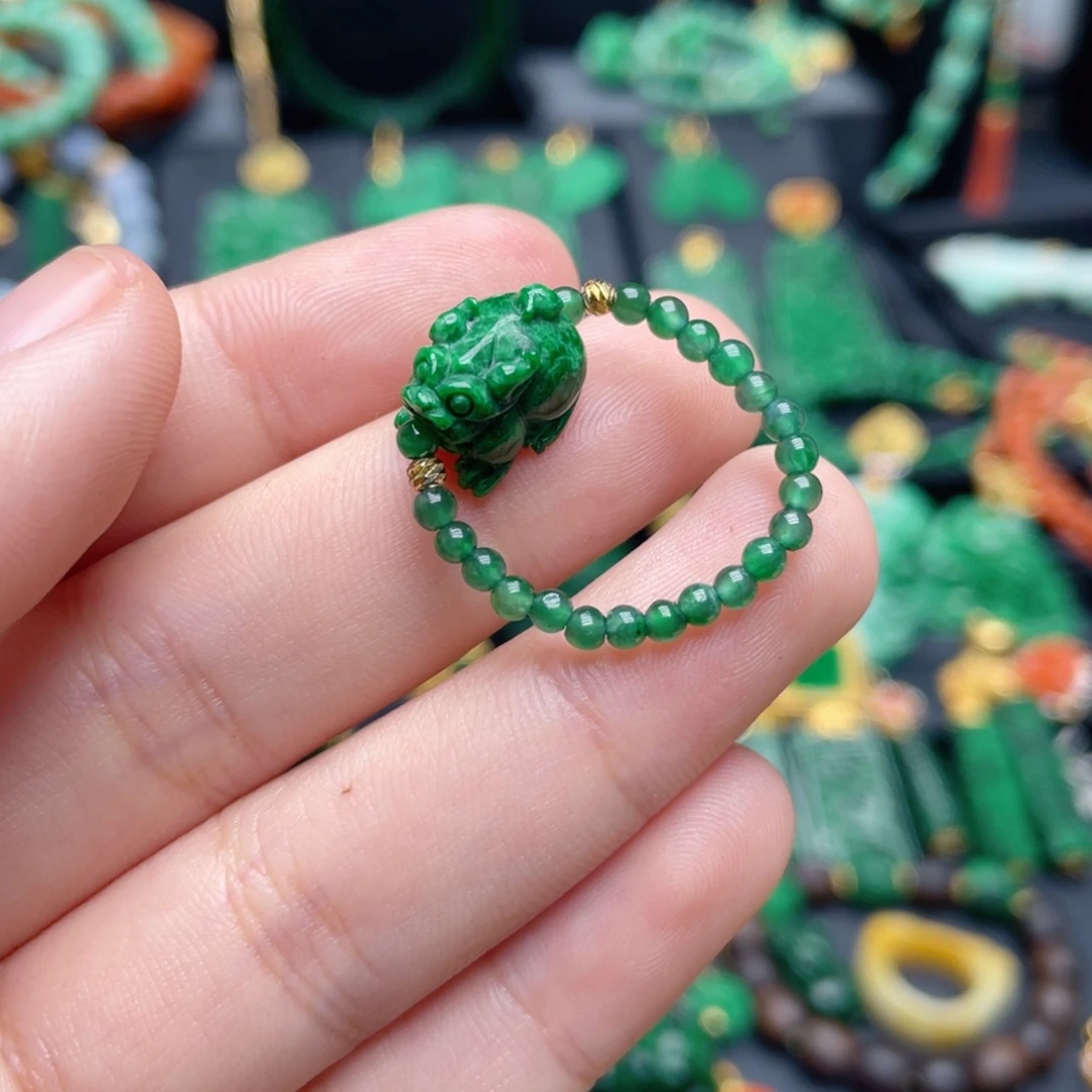 翡翠银S925镶嵌颈饰