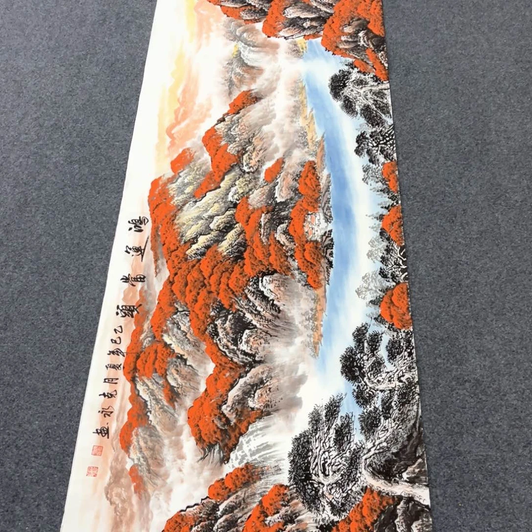 国画国画作品老师手绘