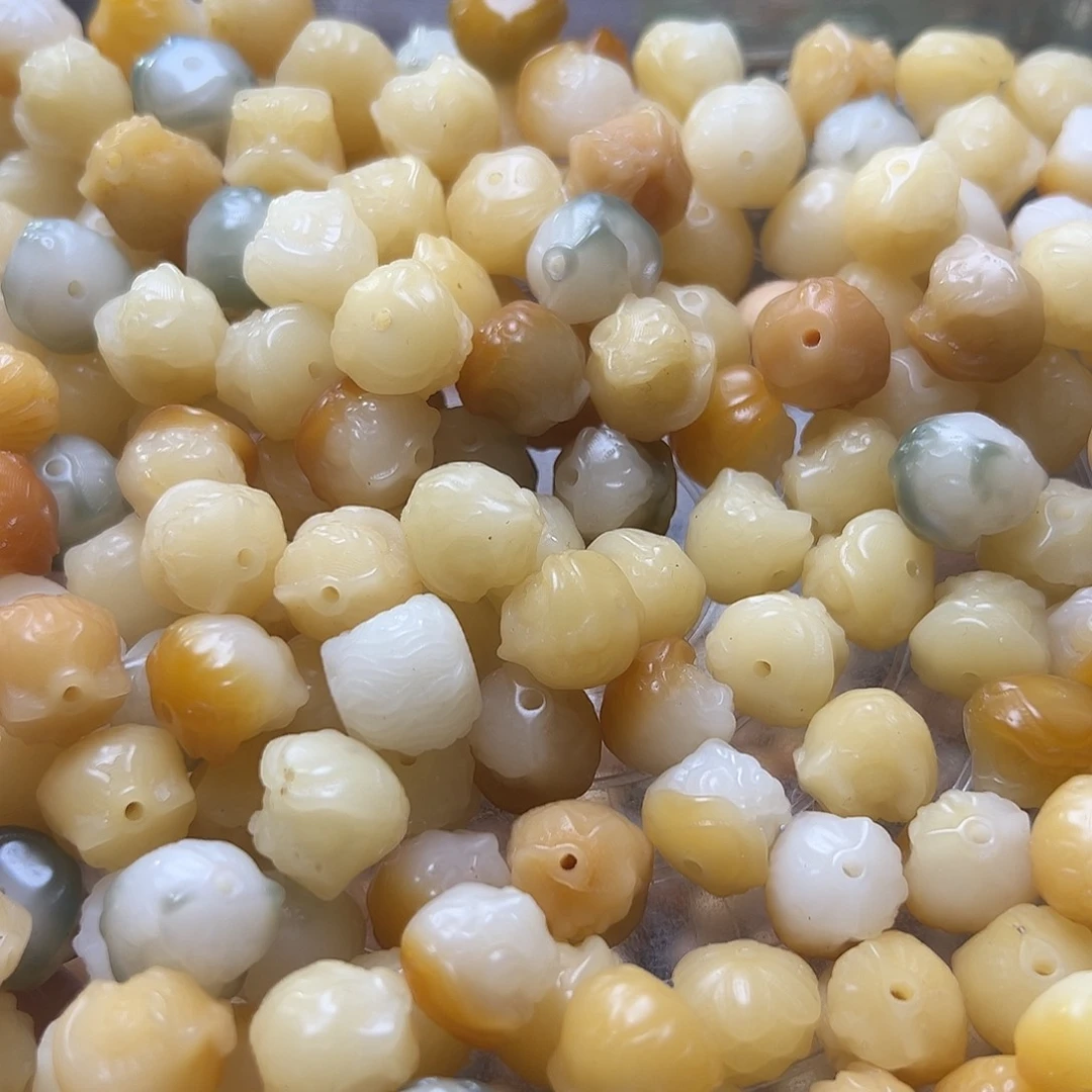 菩提根/象牙果吊坠卡13奶黄醒狮23颗