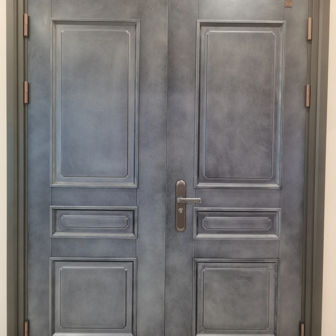 铜墙铁壁系列【高度2450mm*宽度1810mm】（三方块铝花）手工灰古铜