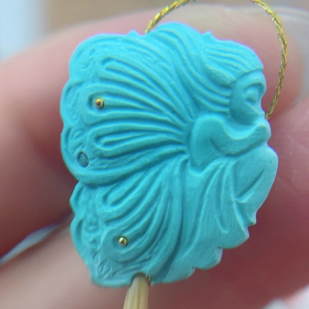 未镶嵌绿松石珠宝奇石