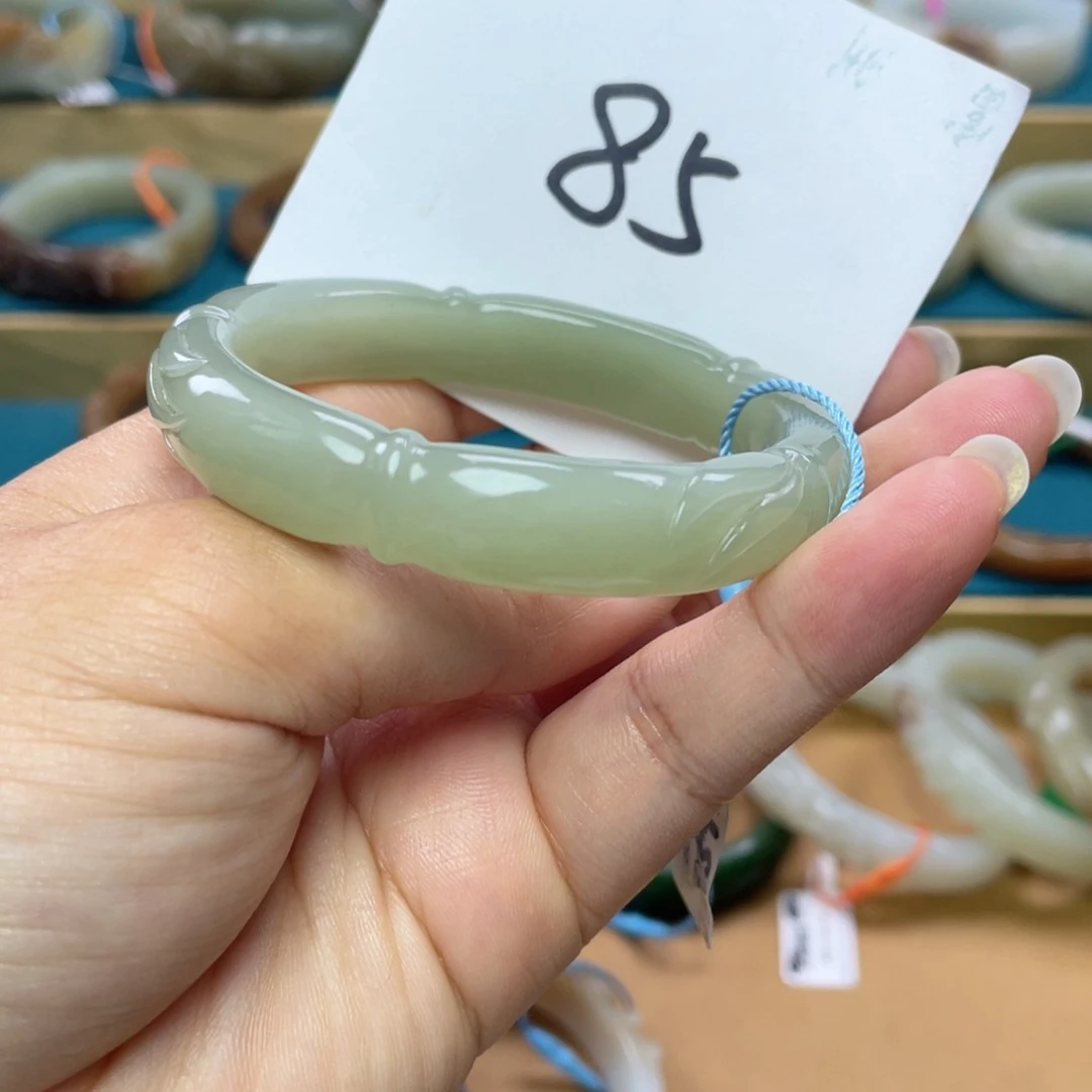 未镶嵌手镯和田玉圈口55