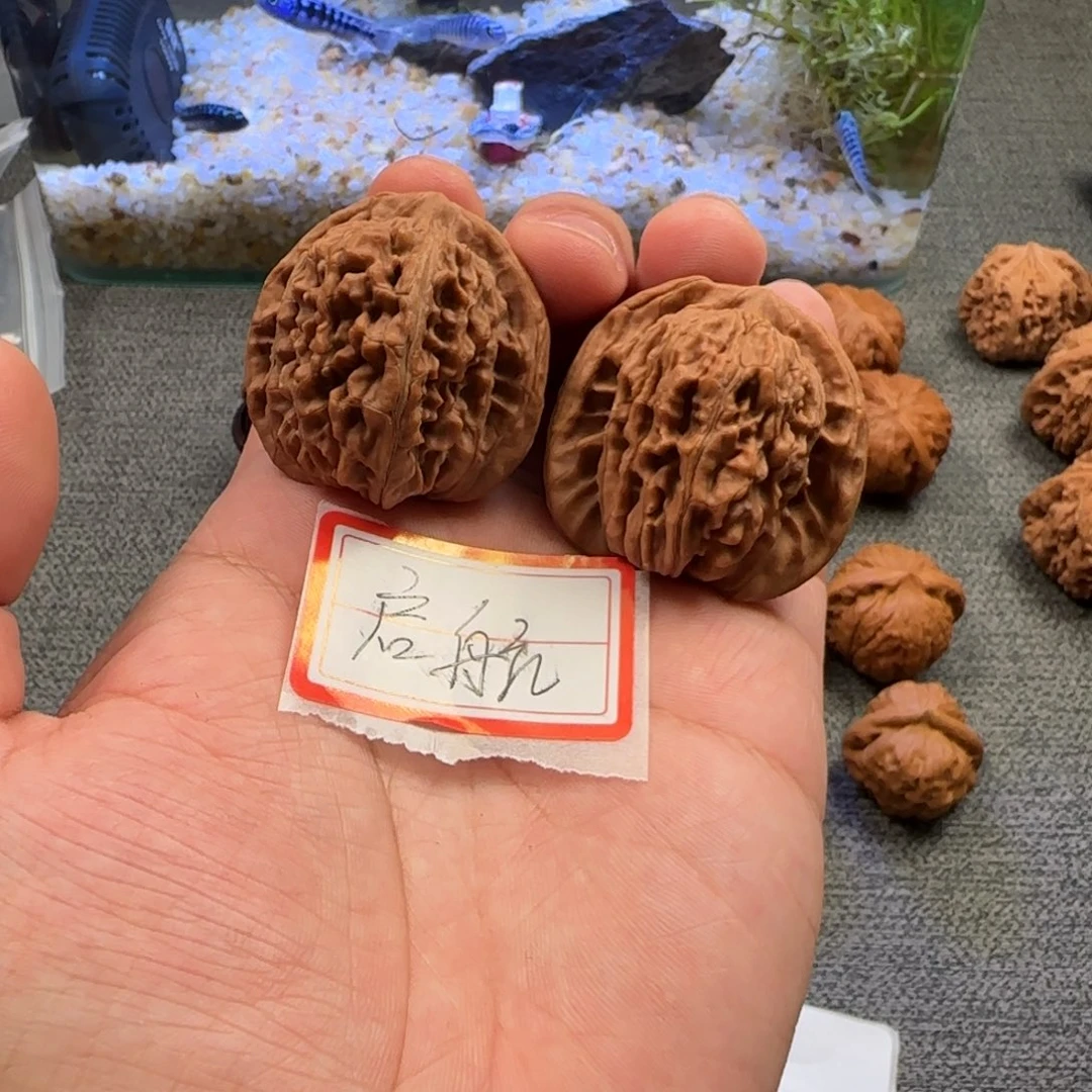 启***3文玩核桃吊坠四座楼