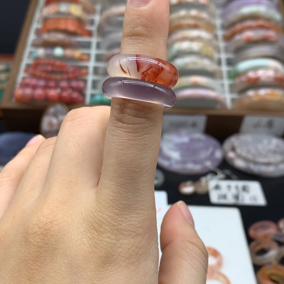 【闪购商品】玛瑙/玉髓戒指未镶嵌玲**曦