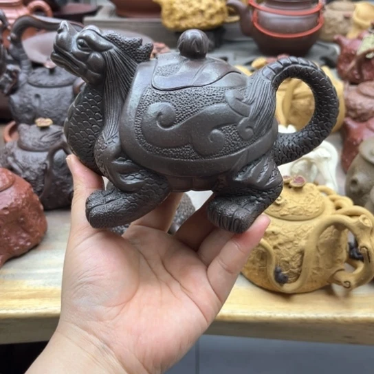 茶壶紫砂七*尾紫砂茶具礼盒