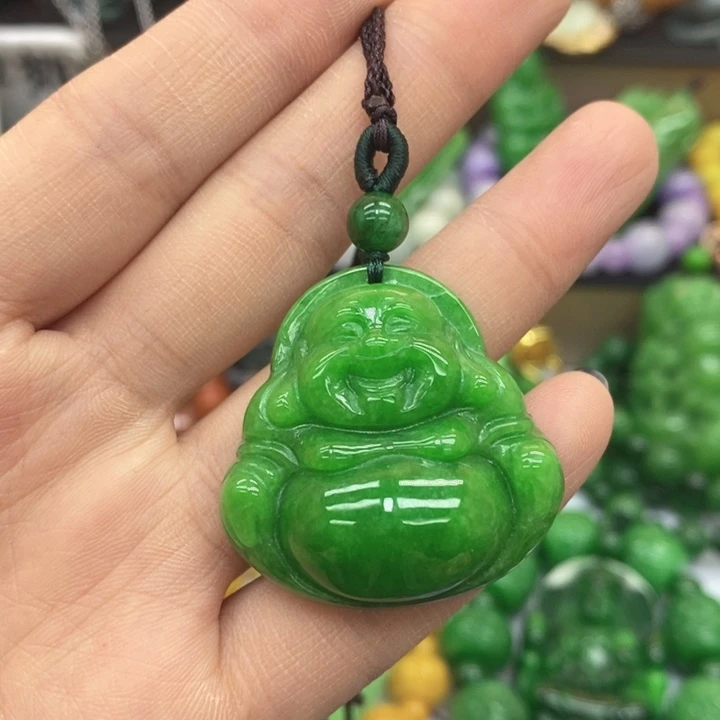 翡翠未镶嵌颈饰项链37